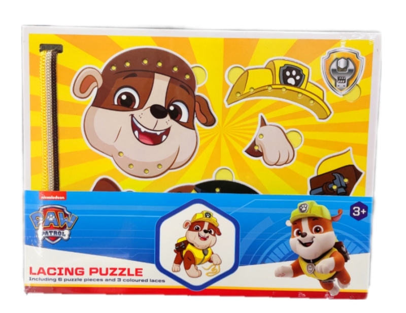 PAW Patrol Schnürsenkelpuzzle Rubble